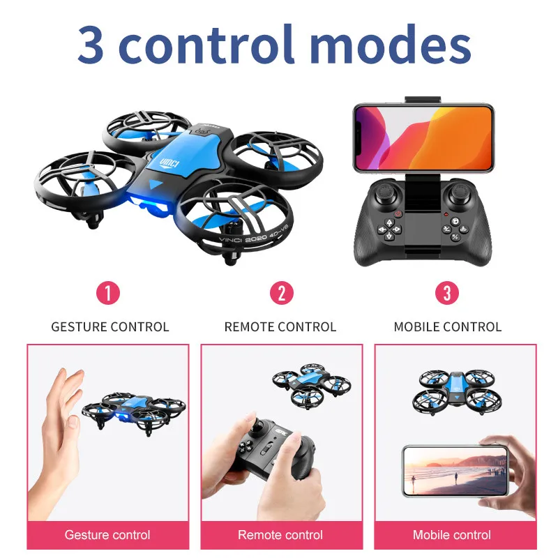 طائرة بدون طيار صغيرة جديدة V8 - مراجعة Drone Surveying وسعره