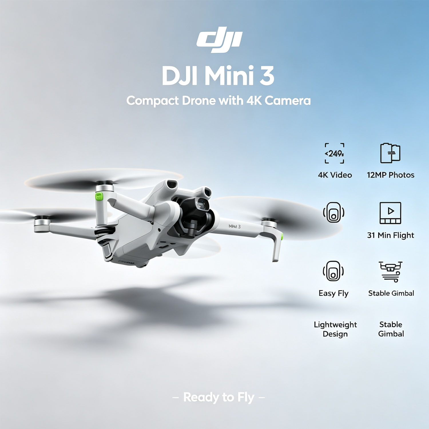طائرة DJI Mini 3 بدون طيار مُج - مراجعة Drone Ndvi وسعره