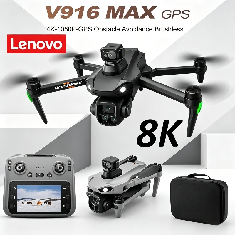 طائرة لينوفو V916MAX الاحترافي - مراجعة Drone Thermal Imaging وسعره