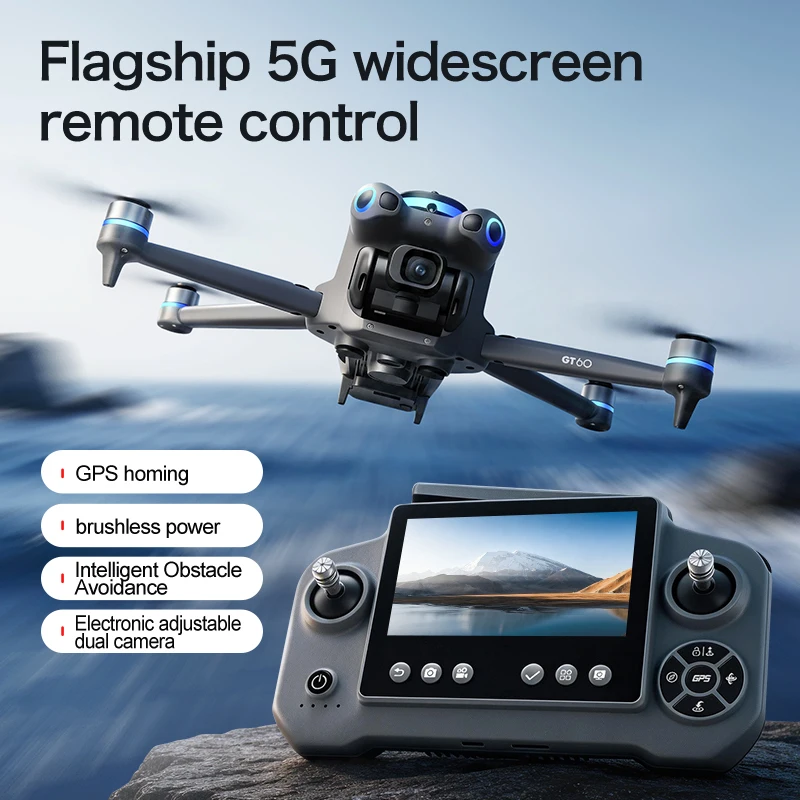 طائرة بدون طيار GT60 بكاميرا 4 - مراجعة Drone Mapping وسعره