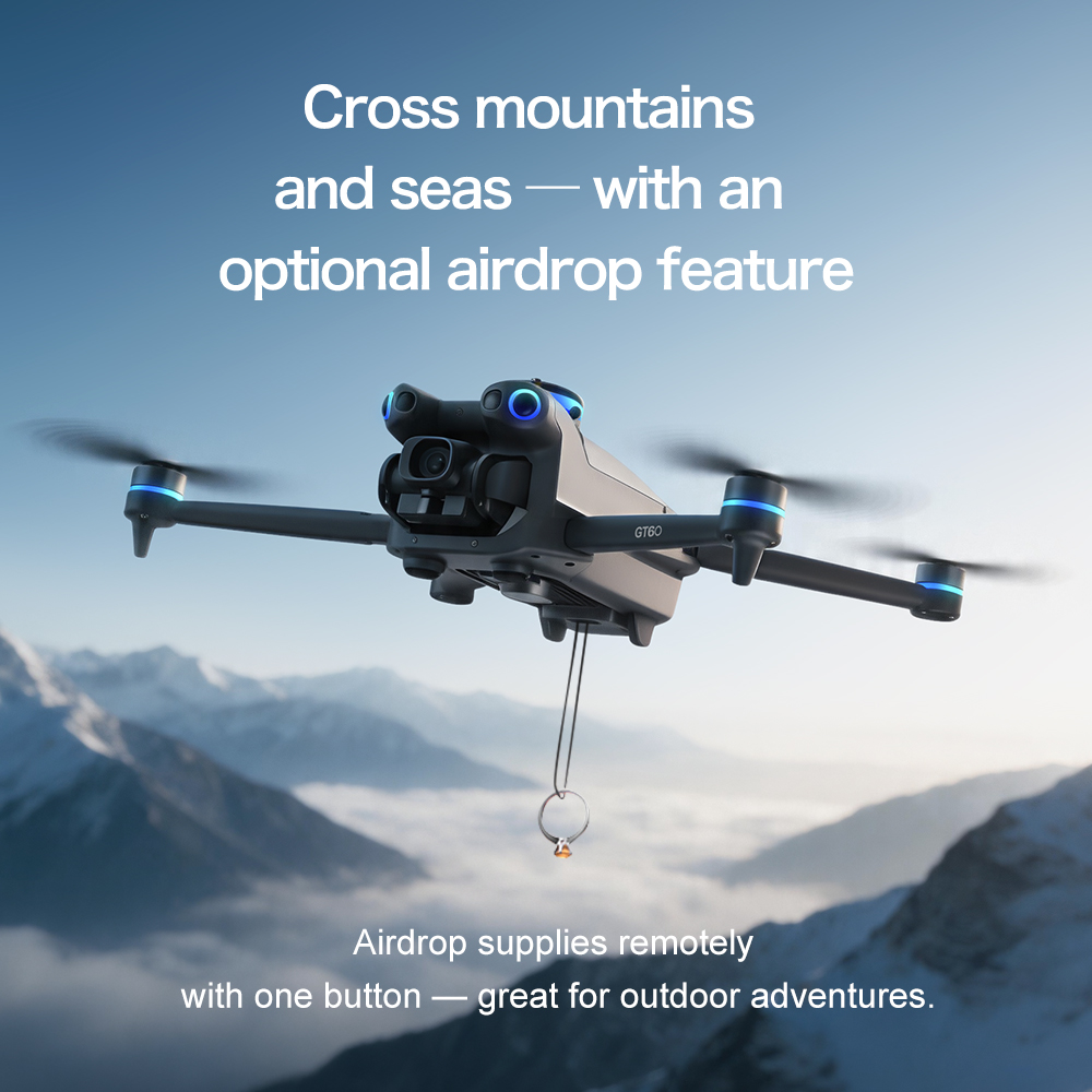 طائرة بدون طيار أصلية GT60 GPS - مراجعة Drone Surveying وسعره